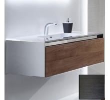 Тумба с раковиной SanVit Кубэ-1 120 kkube1120 с фактурой под дерево подвесная Венге