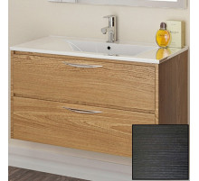 Тумба с раковиной SanVit Мэри-2 90 L kmery902 с фактурой под дерево подвесная Венге