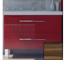 Тумба с раковиной SanVit Сольвейг 60 ksolv060 с фактурой под дерево Кедр