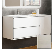 Тумба с раковиной SanVit Бруно-2 120 L kbruno2120 с фактурой под дерево подвесная Лиственница