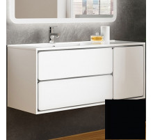 Тумба с раковиной SanVit Бруно-2 120 L kbruno2120 в цвете Ral подвесная Черный глянец