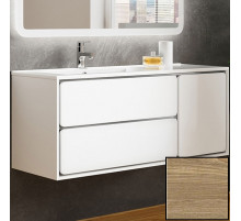 Тумба с раковиной SanVit Бруно-2 120 L kbruno2120 с фактурой под дерево подвесная Карпатская ель