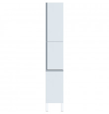 Шкаф пенал SanVit Авеню-3 К 32 pavenu3w с бельевой корзиной Белый глянцевый