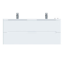 Тумба с раковиной SanVit Форма 120 kforma1201w подвесная Белая глянцевая