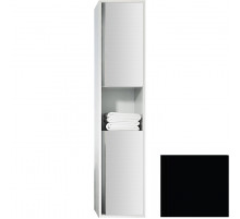 Шкаф пенал SanVit Контур 32 pkontur в цвете Ral вертикальные ручки подвесной Черный глянец