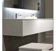 Тумба с раковиной SanVit Флай 120 kfly2120 в цвете Ral подвесная Белый глянец