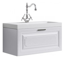 Тумба под раковину Aqwella 5 Stars Империя 80 Emp.01.08/W подвесная Белая