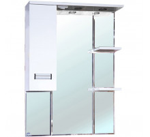 Зеркало со шкафом Bellezza Сиена 80 L 4613913002014 с подсветкой Белое