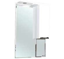 Зеркало со шкафом Bellezza Альфа 55 R 4618808001011 с подсветкой Белое