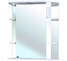 Зеркальный шкаф Bellezza Магнолия 65 R 4612710001015 с подсветкой Белый