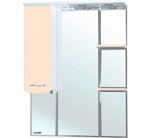 Зеркало со шкафом Bellezza Мари 85 L 4612914002221 с подсветкой Бежевое