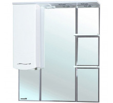 Зеркало со шкафом Bellezza Мари 85 L 4612914002016 с подсветкой Белое