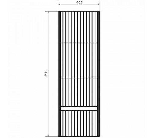 Шкаф пенал Comforty Марсель 40 00-00012273 Белый