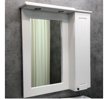 Зеркальный шкаф Comforty Палермо 80 00004139246 Белый глянец