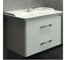 Тумба с раковиной Comforty Неаполь 80 00004147564 подвесная Белый глянец
