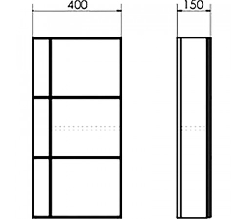 Подвесной шкаф Comforty Таллин 40 00-00009970 Белый Дуб натуральный