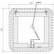 Зеркало Sanstar Varna 70 319.1-2.4.1. с подсветкой с сенсорным выключателем