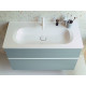 Тумба с раковиной Burgbad Fiumo 120 SFXN122F3957FOT55G0223C0001*1 подвесная Eisblau Softmatt