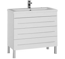 Тумба с раковиной Aquanet Верона 90 212872 Белая