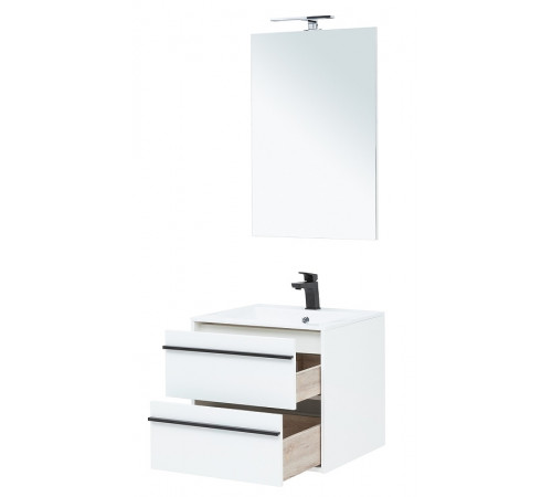 Комплект мебели для ванной Aquanet Lino 60 271951 подвесной Белый матовый