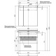 Тумба с раковиной Aquanet Алвита 80 238368 подвесная Белый глянец