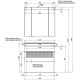 Тумба с раковиной Aquanet Алвита 90 238367 подвесная Белый глянец