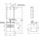Тумба под раковину Aquanet Алвита New 60 277523 подвесная Антрацит