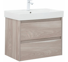 Тумба с раковиной Aquanet Nova Lite 75 305242 подвесная Орех светлый