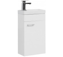 Тумба с раковиной Aquanet Нота 40 R 254037 подвесная Белая