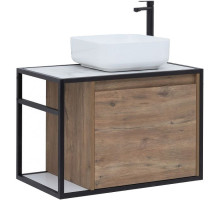 Тумба под раковину Aquanet Nova Lite Loft 75R 261657 подвесная Дуб рустикальный