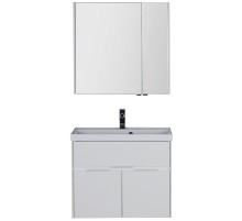 Комплект мебели для ванной Aquanet Латина 80 179839 подвесной Белый