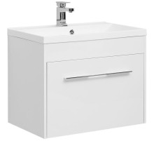 Тумба с раковиной Aquanet Августа 75 287692 подвесная Белая