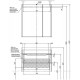 Тумба с раковиной Aquanet София 80 212587 подвесная Белый глянец