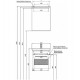 Тумба с раковиной Aquanet Порто 50 212575 подвесная Белая