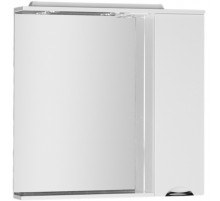 Зеркало со шкафом Aquanet Гретта 90 R 173993 с подсветкой Венге Белое