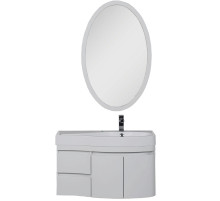 Комплект мебели для ванной Aquanet Сопрано 95 R 169345 Белый
