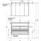 Тумба под раковину Aquanet Остин 105 201731 подвесная Белый глянец Дуб кантербери