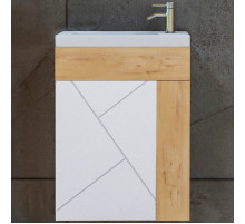 Тумба под раковину Бриклаер Кристалл 40 4627125416057 подвесная Белая