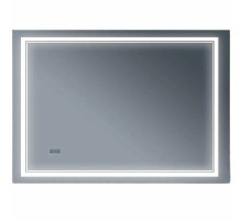 Зеркало Бриклаер Эстель-2 120 4627125414336 с подсветкой с бесконтактным выключением и часами