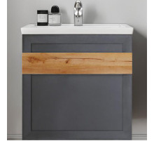 Тумба под раковину Бриклаер Берлин 60 4627125416132 подвесная Оникс серый