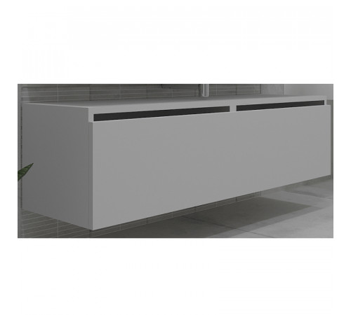 Тумба Boheme Armadi Art Flat Vallessi Uno-S 140 897-140-W подвесная Белый глянец