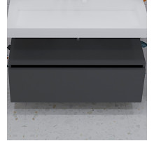 Тумба Boheme Armadi Art Vallessi UNO-S 100 897-100-A mat подвесная Антрацит матовый