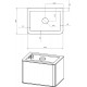 Тумба с раковиной STWORKI Ноттвиль 60 444538 подвесная Дуб верона