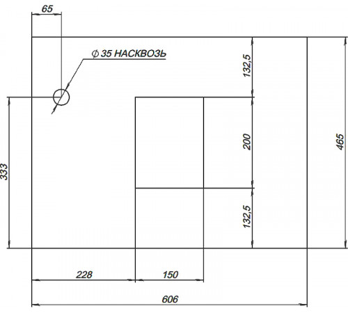 Комплект мебели для ванной STWORKI Карлстад 60 427870 подвесной Дуб рошелье