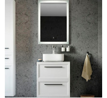 Комплект мебели для ванной STWORKI Эстерсунд 60 459665 подвесной Белый матовый Монте тиберио