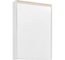 Зеркальный шкаф STWORKI Дублин 60 R 1A226902DN010 с подсветкой Белый Светлое дерево
