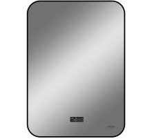 Зеркало Reflection Shadow 600х800 RF5732SH с подсветкой Черное с сенсорным выключателем, диммером, подогревом и часами