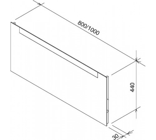 Зеркало Ravak Clear 80 X000000765 с подсветкой с выключателем