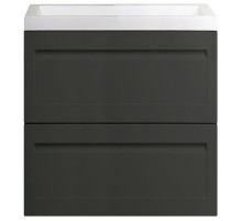 Тумба под раковину Art&Max AM-Platino-580-2C-SO-GM подвесная Серый матовый