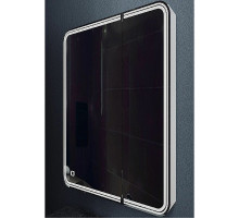 Зеркальный шкаф Art&Max Verona AM-Ver-700-800-2D-L-DS-F с подсветкой с сенсорным выключателем Белый